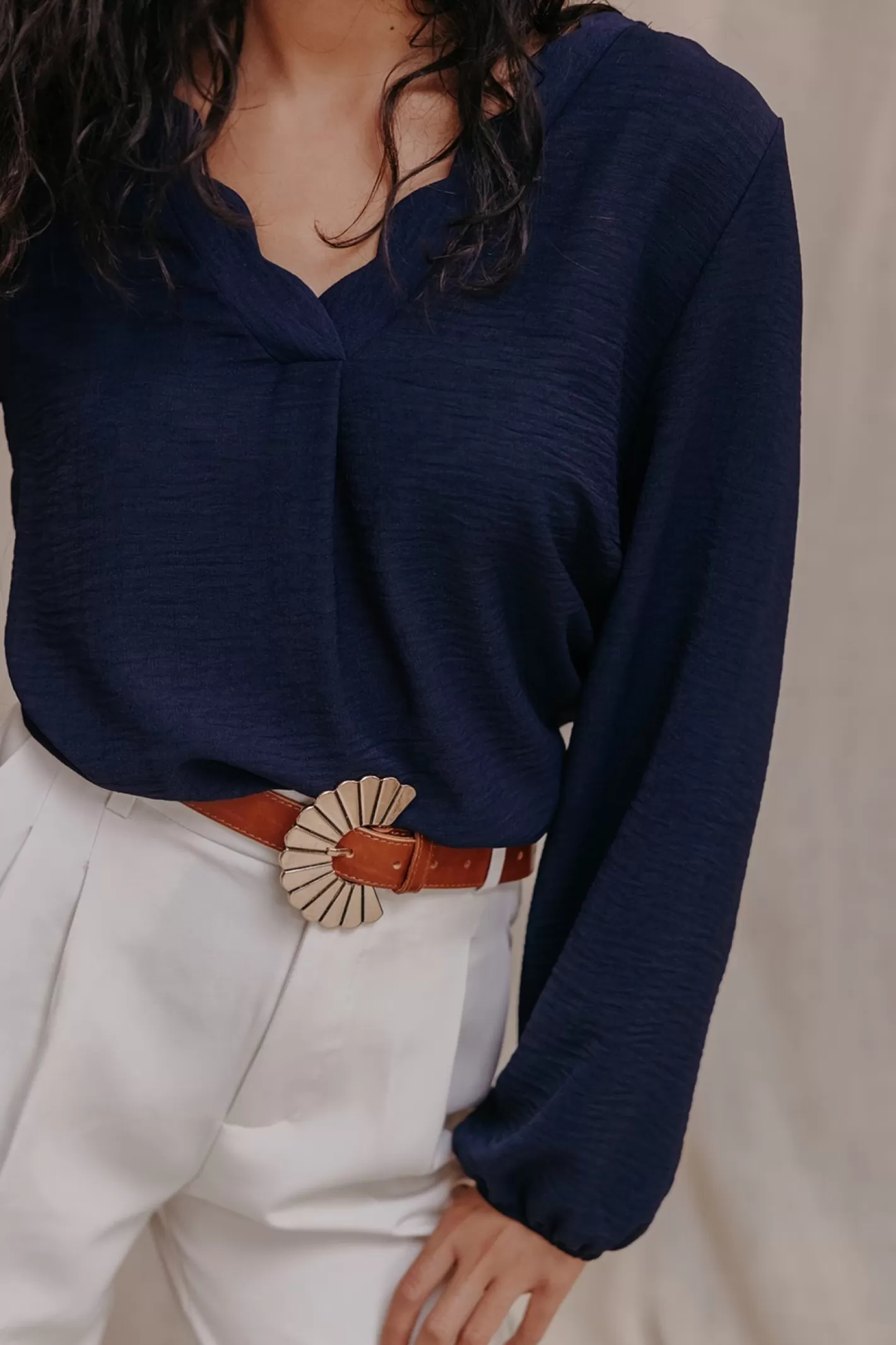 Store Blouse NACRE Chemise, Blouse, Tunique